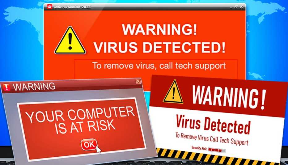 Tech support scam. Financial scams. Image source: Aarp.org/