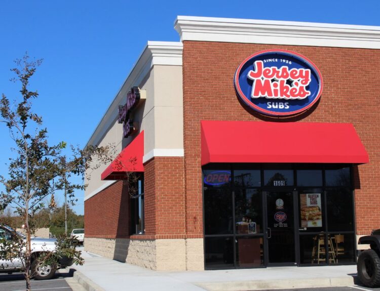 Jersey Mike's store. Close up of an Italian sub sandwich Who Owns Jersey Mike's article