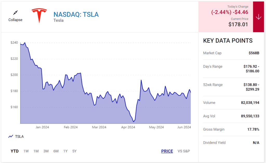 Investment Projects Tesla Stock