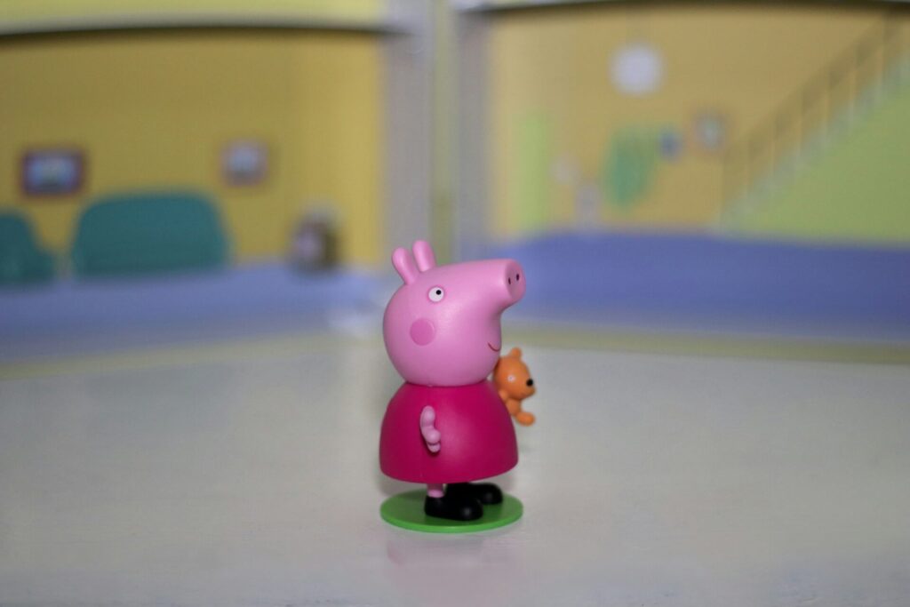 Who owns Hasbro. Peppa pig toy