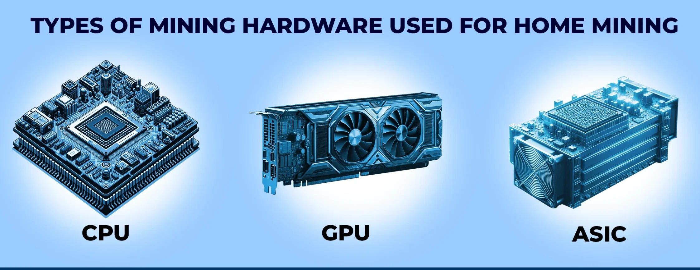 Types of mining hardware