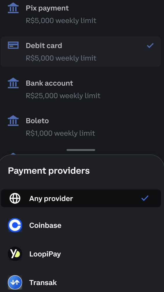 Coinbase. Crypto exchanges