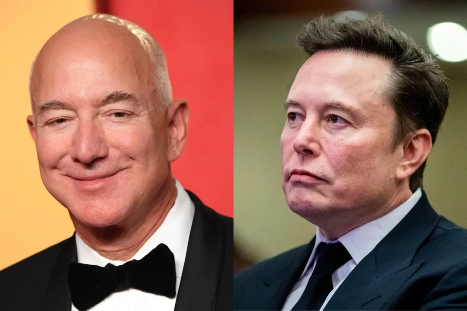 Elon Musk, Jeff Bezos