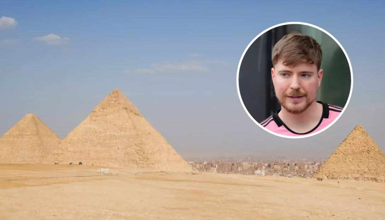 MrBeast Rented Egyptian Pyramids for His Next Big Video