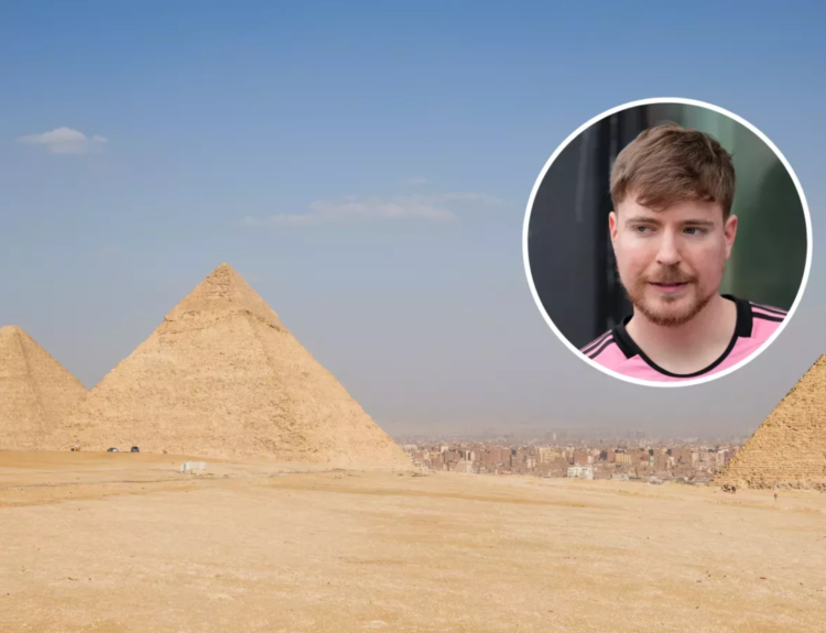 MrBeast Rented Egyptian Pyramids for His Next Big Video