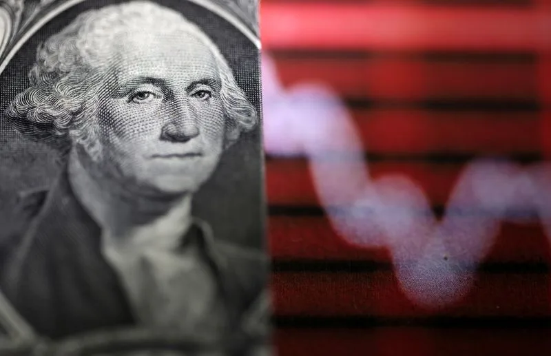 Stocks hit, dollar slips in illiquid year-end profit taking