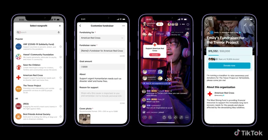 TikTok Introduces Personalized Fundraising Features for Creators