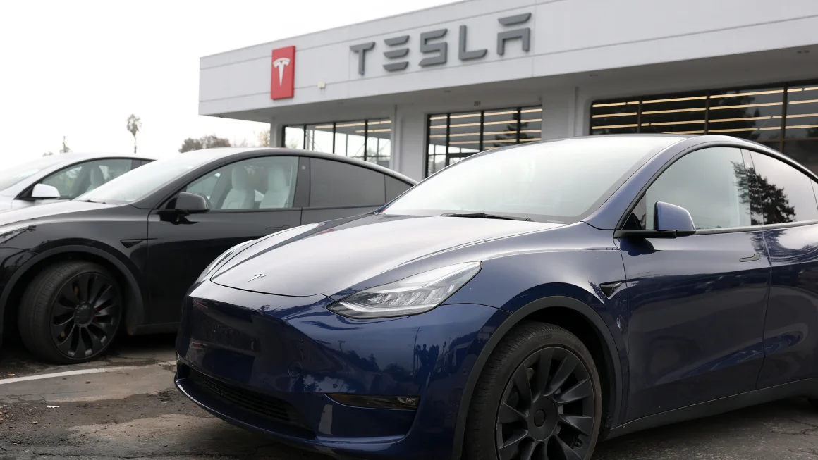 Tesla posts its first-ever annual sales drop