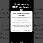 TikTok Shut Down In US