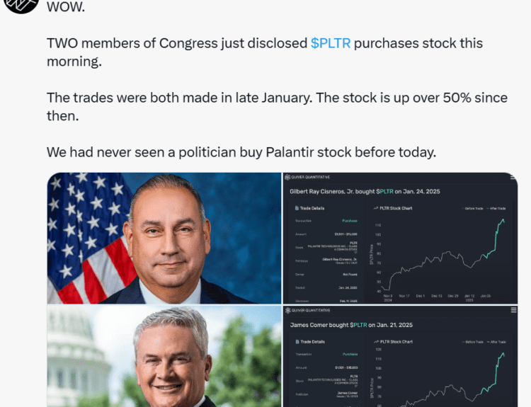 Palantir stock scandal