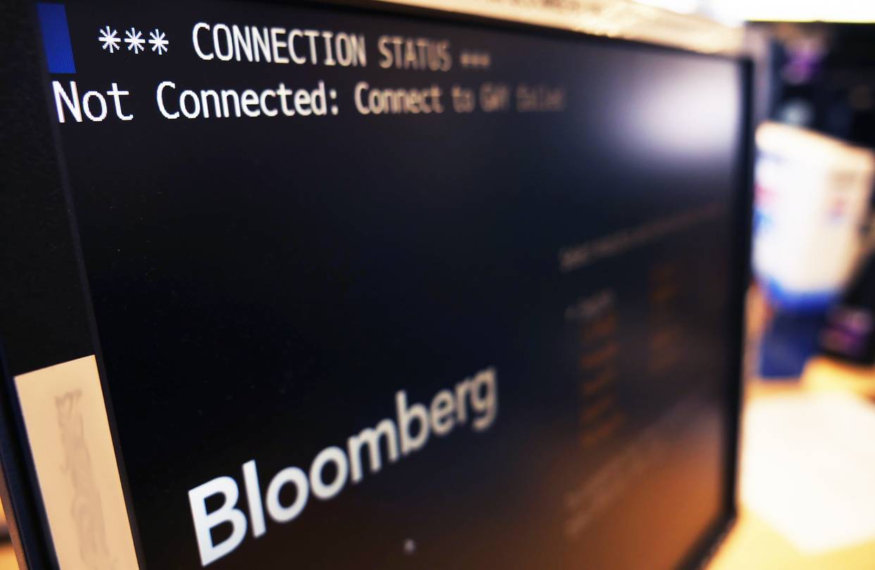 Bloomberg Terminal Outage Disrupts Bond Auctions Across Europe