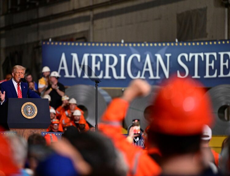 Trump says he plans to double steel, aluminum tariffs to 50%