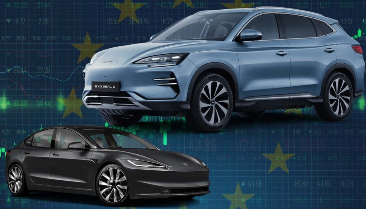 Tesla Sales Plunge in Europe as BYD Takes the Lead