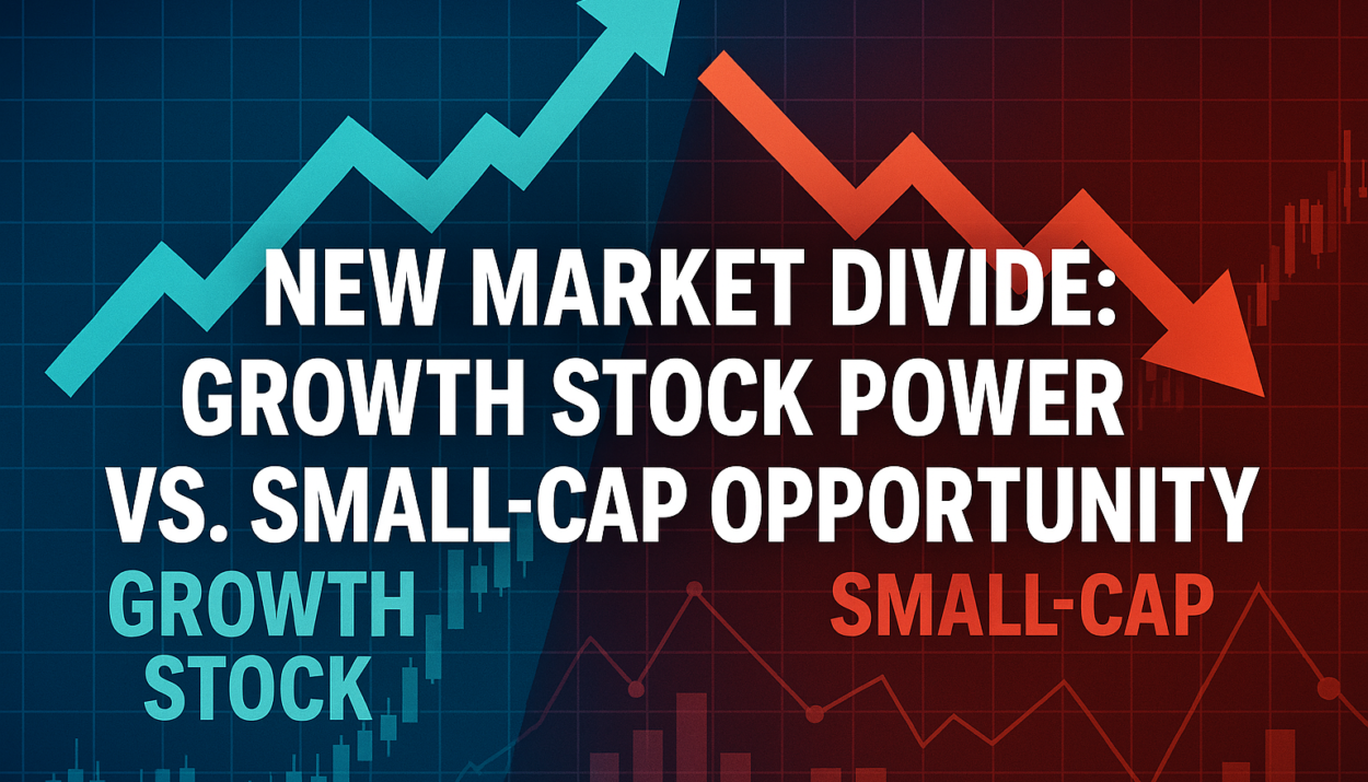 New Market Divide: Growth Stock Power vs. Small-Cap Opportunity