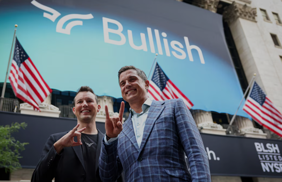 Bullish IPO raises $1.1B in oversubscribed debut at $5.4B valuation