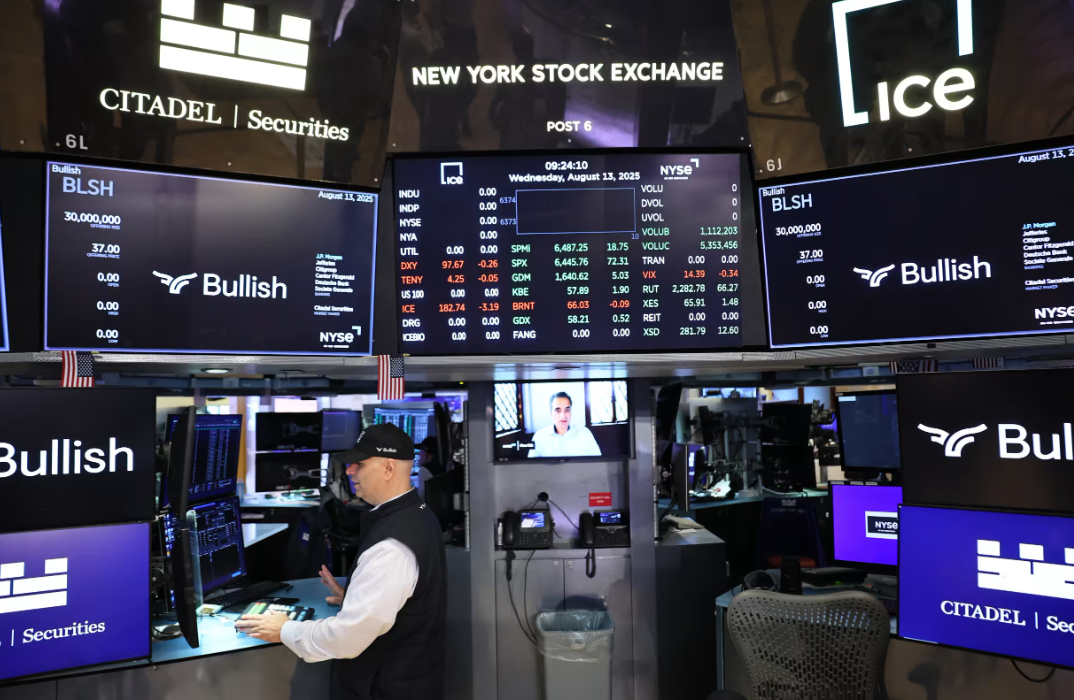 Bullish’s stock is still rallying, as the IPO market refuses to take a summer break
