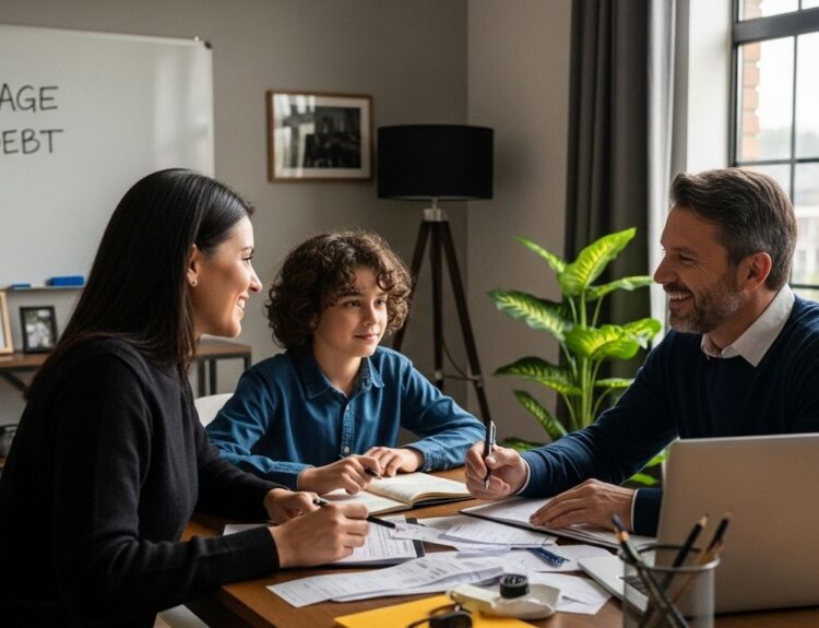 manage debt family