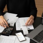 freelancer assessing finances