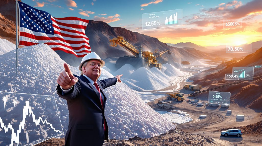Trump Pushes for Stake in America’s Largest Lithium Mine