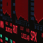 Wall St Sinks as Tariff Fight and Rising Yields Rattle Markets