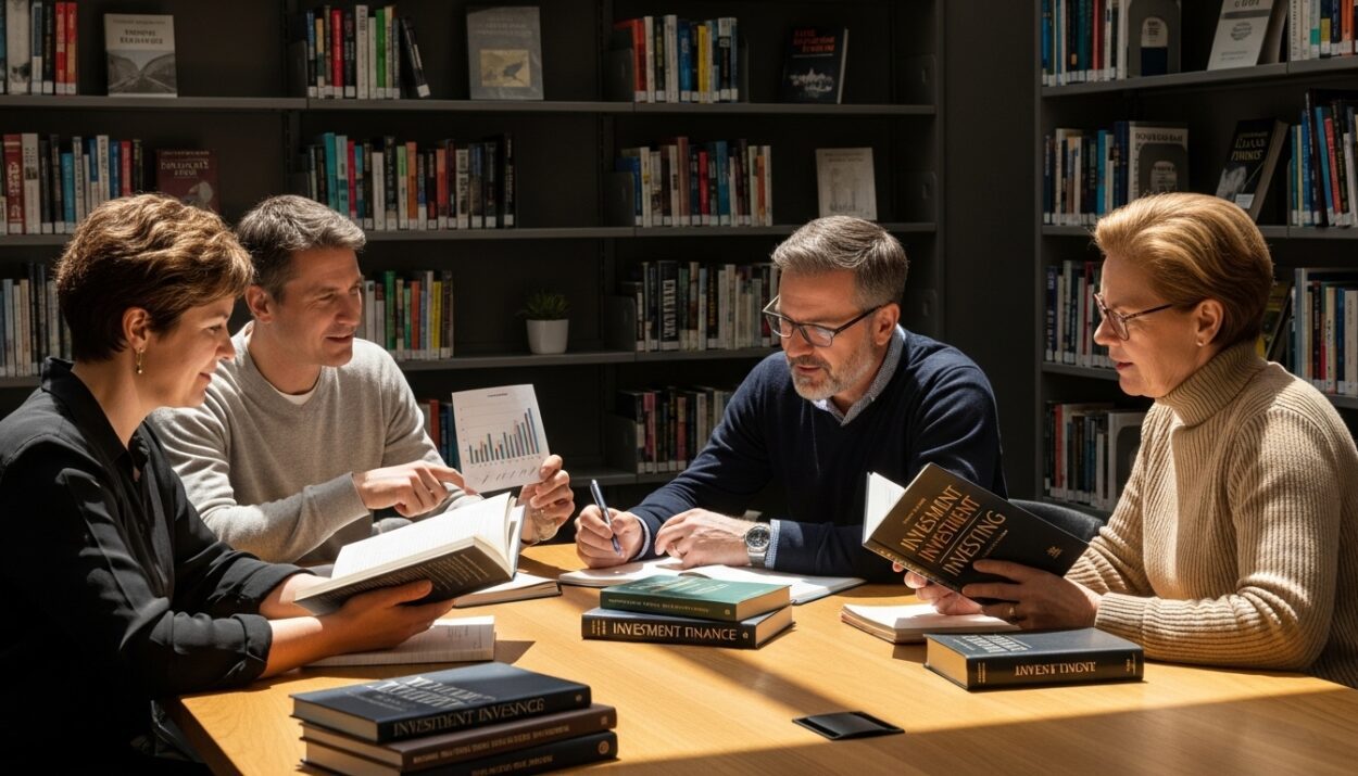 investor books, financial learning, reading group