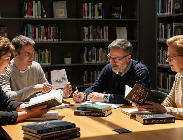 investor books, financial learning, reading group