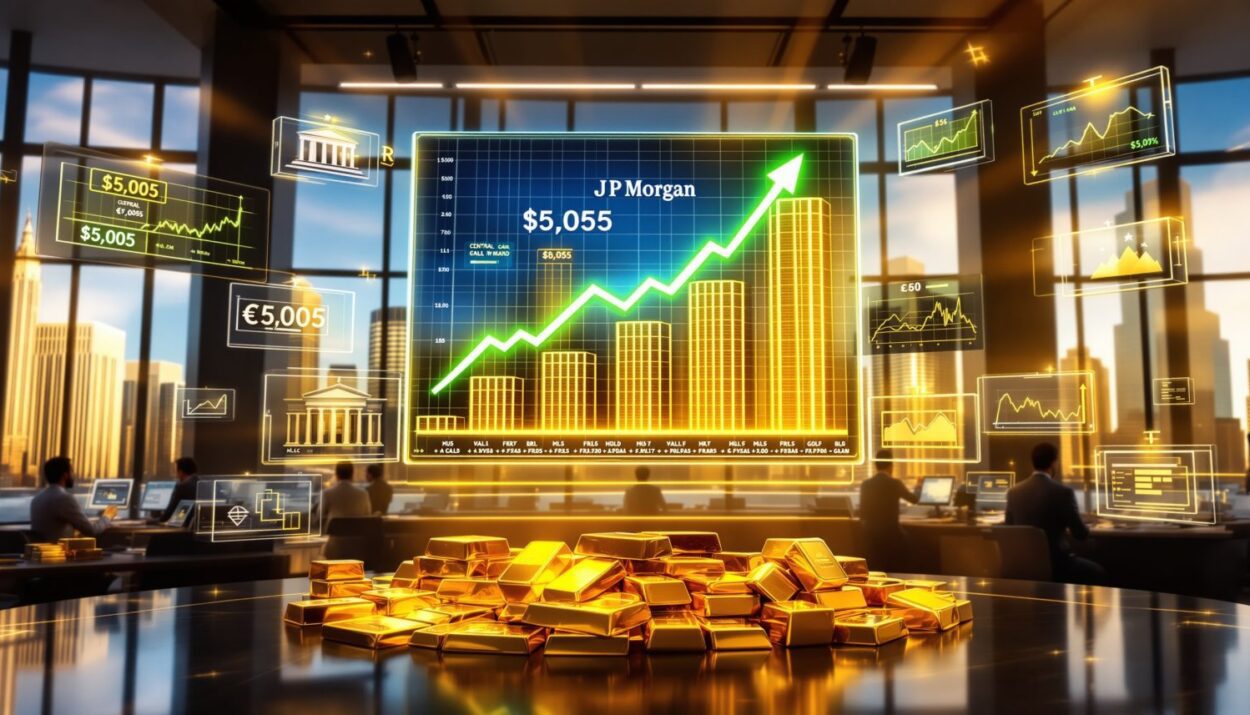 JP Morgan Predicts Gold Will Hit 55 by 2026 - Finblog JP Morgan Predicts Gold Will Hit $5,055 by 2026