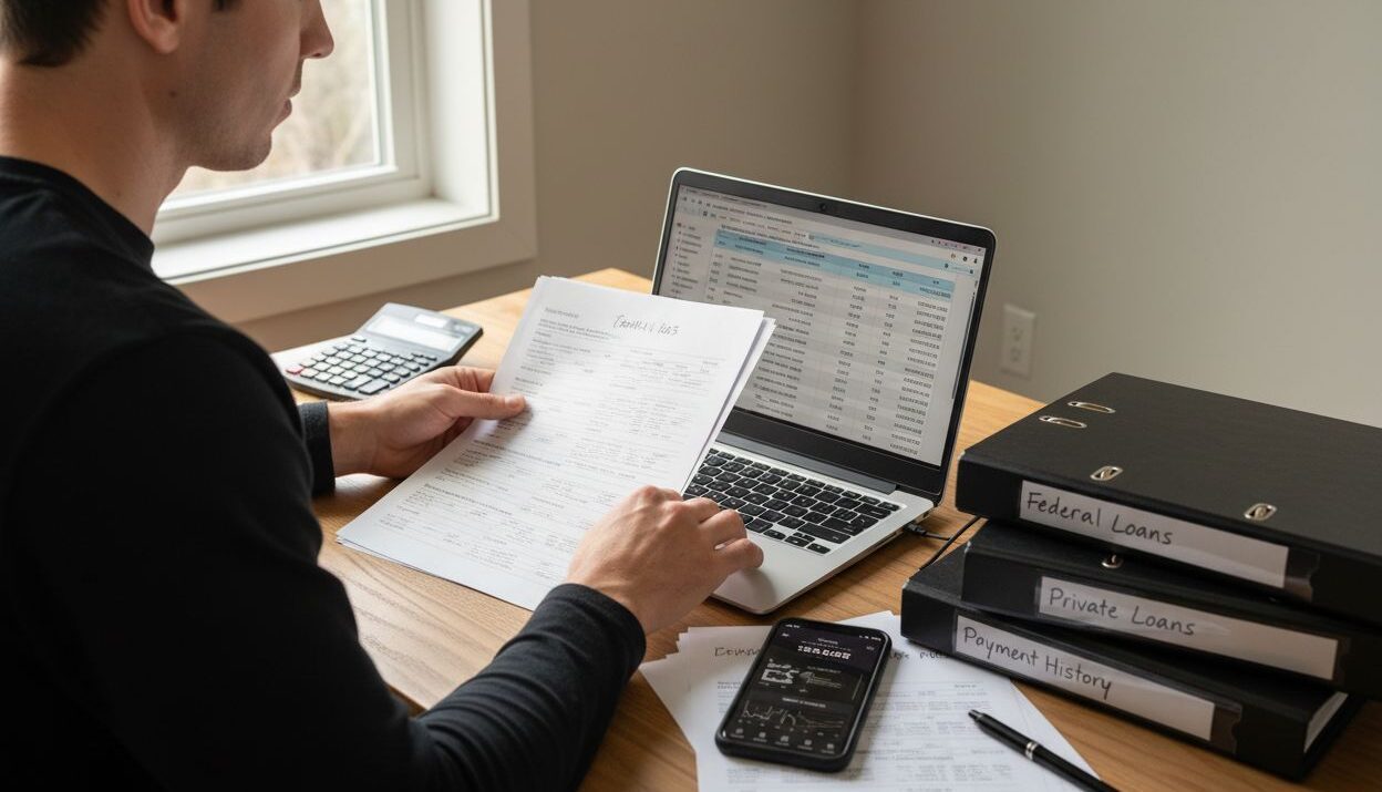 student loan debt management process