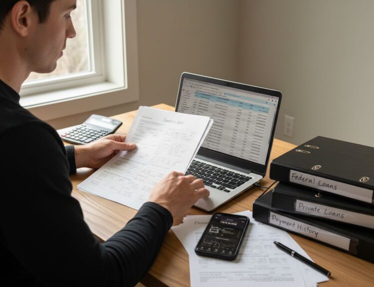 student loan debt management process