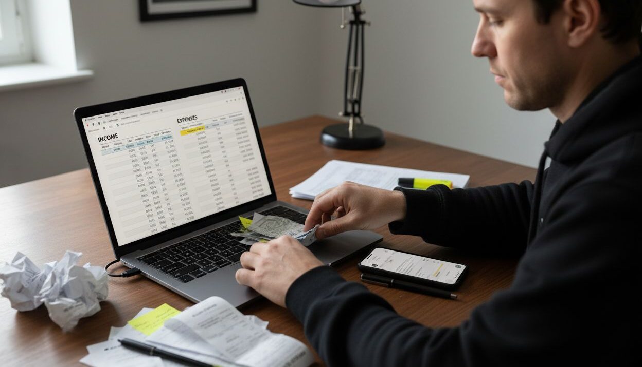 monthly budgeting template creation