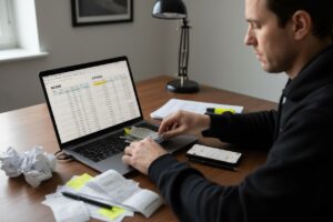 monthly budgeting template creation