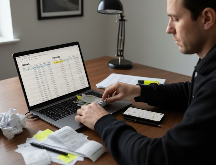 monthly budgeting template creation