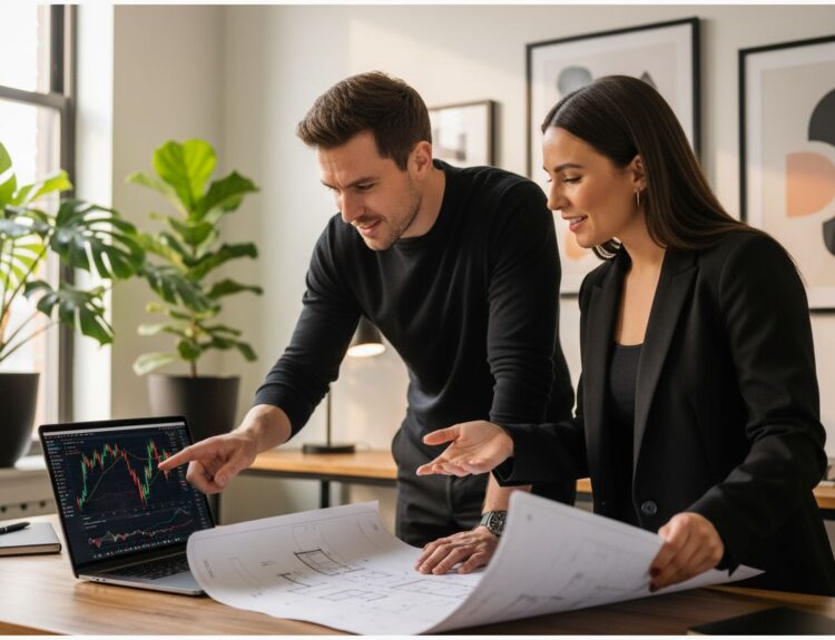 real estate vs stocks office