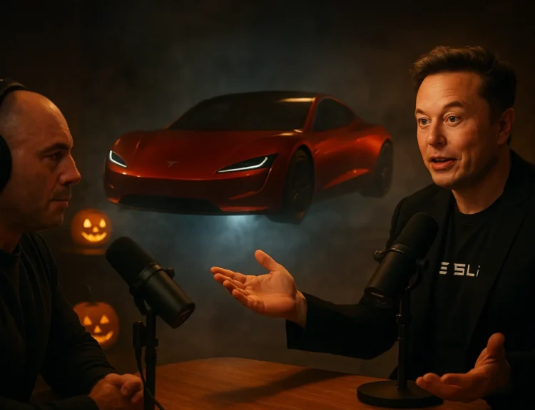 Elon Musk Tells Joe Rogan Next Tesla Roadster Will Fly, And AI Is Coming for Everyone