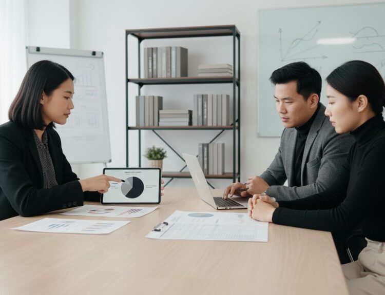 financial advisor meeting debt