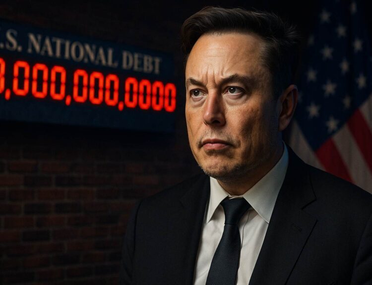 Elon Musk Says Only AI Can Solve US $38 Trillion Debt Crisis