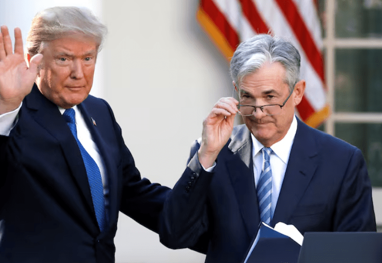 Trump Says Fed Chair Should Cut Rates When Markets Are Strong