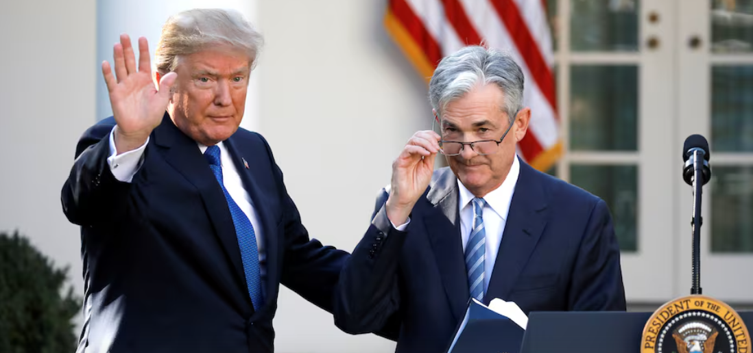 Trump Says Fed Chair Should Cut Rates When Markets Are Strong