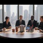 Diverse investors planning passive income strategies