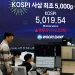 AI Craze Pushes South Korea’s Kospi Past Historic 5,000 Milestone