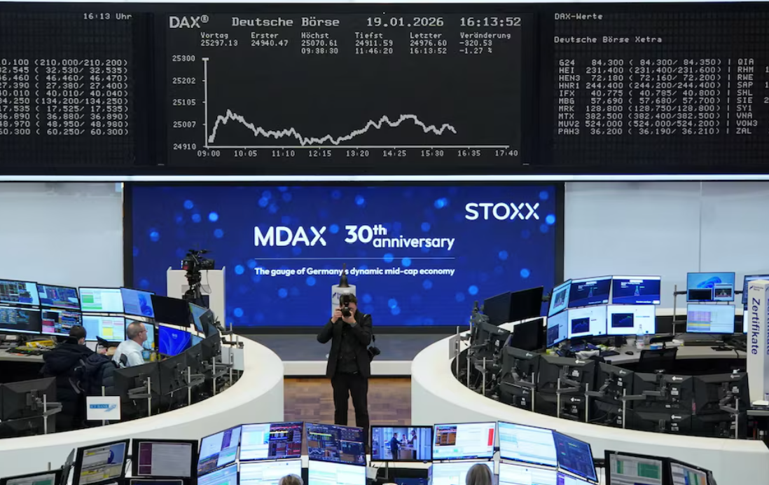 Markets Look to Davos for Calm After Trump’s Greenland Shock