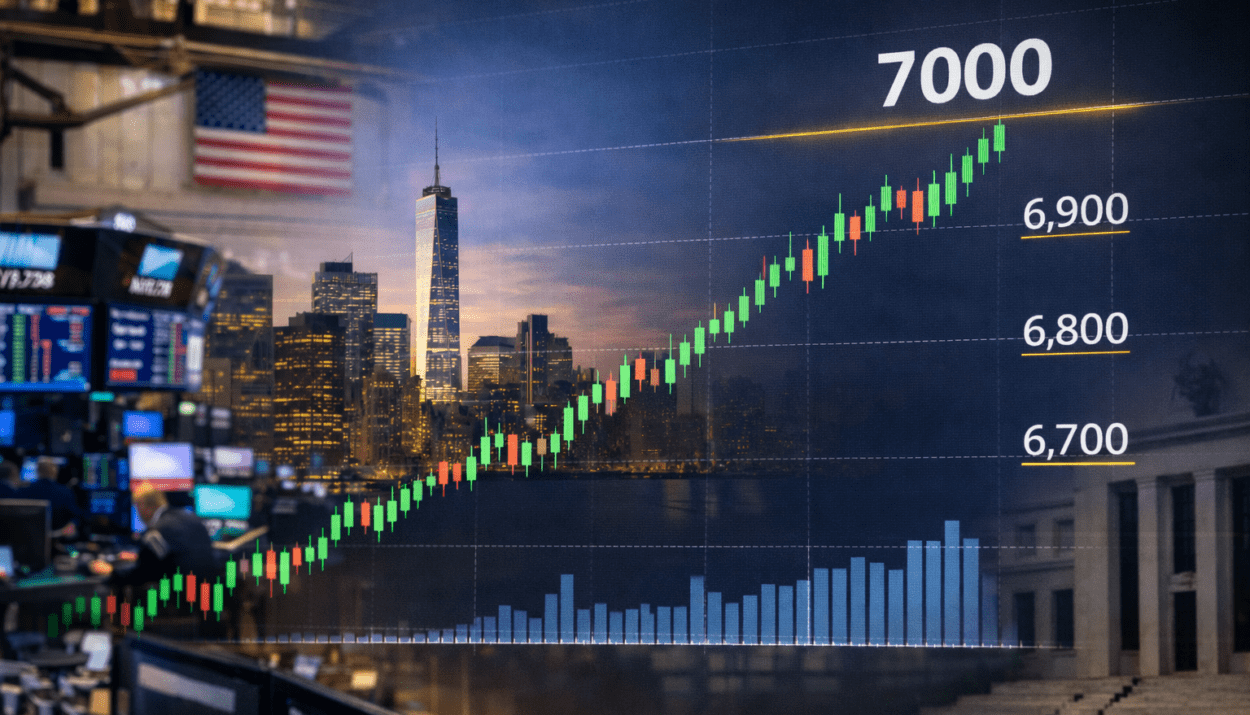 S&P 500 Breaks 7,000 for the First Time Ahead of Fed Decision