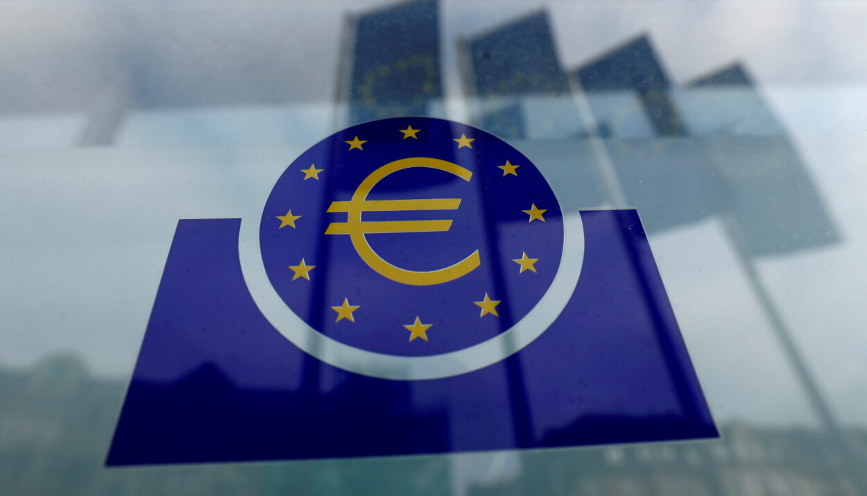 Euro zone investor morale rises sharply in February