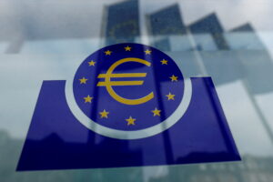 Euro zone investor morale rises sharply in February