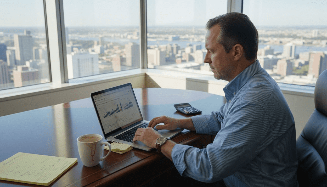 Financial advisor planning inflation strategy