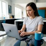 Woman working out personal savings plan