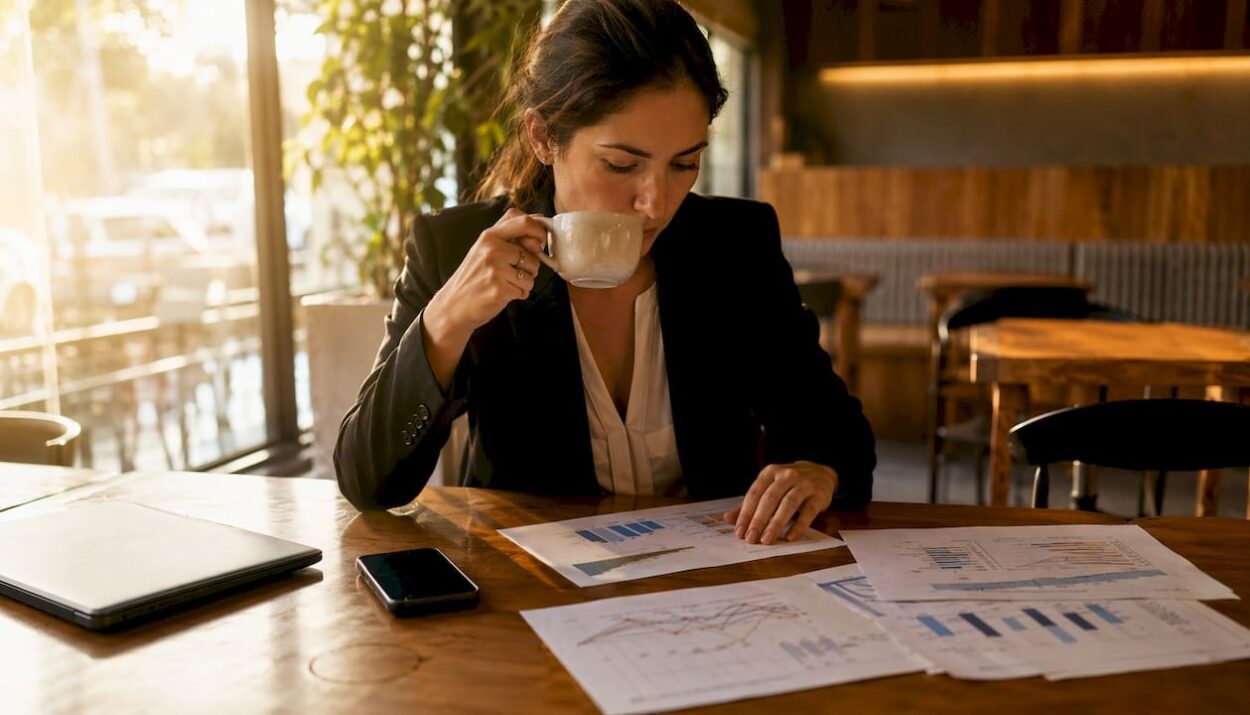 Financial analyst reviewing alternative trading reports