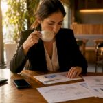 Financial analyst reviewing alternative trading reports