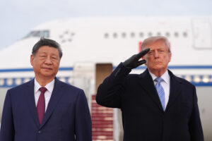 Trump says he and China's President Xi want to leave AI "exactly where it is"