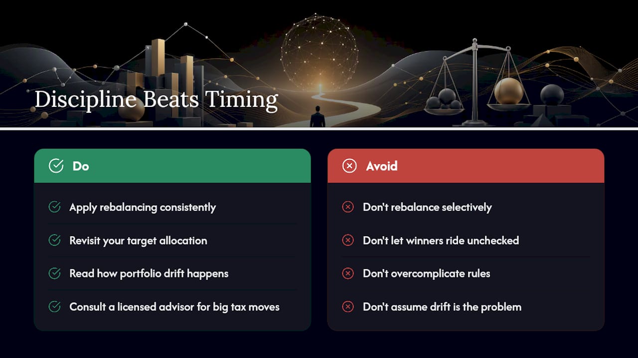 Why Discipline Beats Timing Every Time — overview diagram